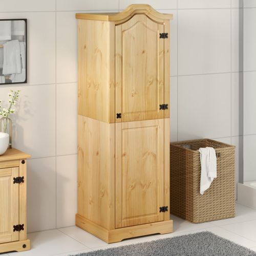 Armoire De Rangement - Armoire De Chambre 55x52x170 Cm Bois De Pin Massif