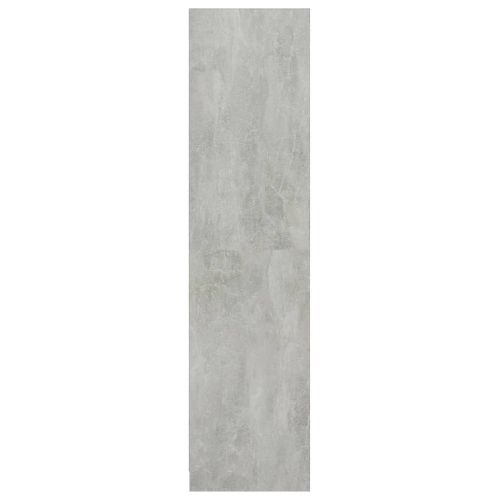 Armoire De Rangement - Armoire De Chambre Gris Béton 50x50x200 Cm Bois D'ingénierie