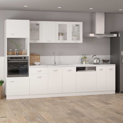 Meuble Bas De Cuisine - Armoire De Cuisine Blanc 60x46x81,5 Cm Bois D'ingénierie