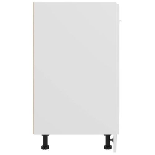 Meuble Bas De Cuisine - Armoire De Cuisine Blanc 60x46x81,5 Cm Bois D'ingénierie