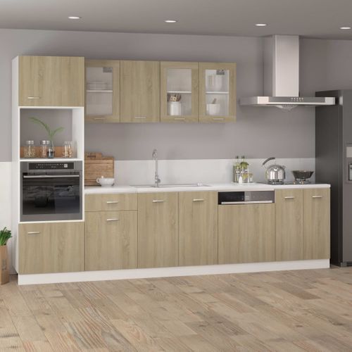 Meuble Bas De Cuisine - Armoire De Cuisine Chêne Sonoma 60x46x81,5cm Bois D’ingénierie