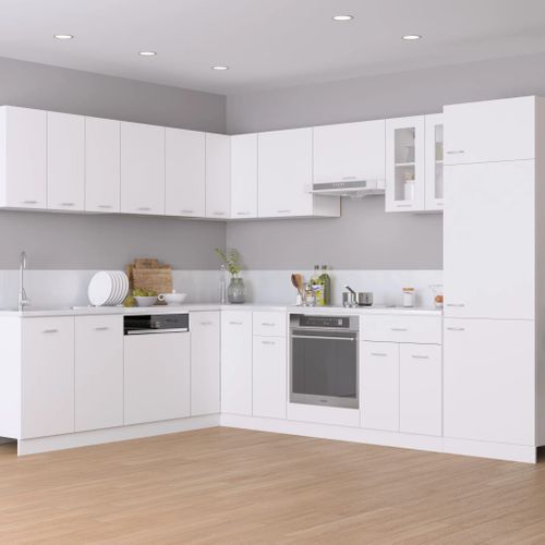 Meuble D'angle De Cuisine Bas - Armoire D'angle De Cuisine Blanc 75,5x75,5x81,5 Cm Bois
