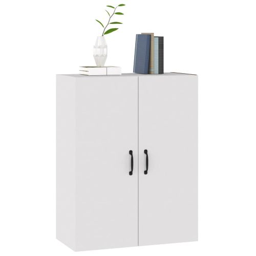 Meuble Haut De Cuisine, Armoire De Cuisine Murale Blanc 69,5x34x90 Cm Bois D'ingénierie