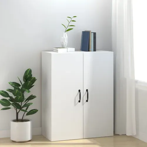 Meuble Haut De Cuisine, Armoire De Cuisine Murale Blanc 69,5x34x90 Cm Bois D'ingénierie