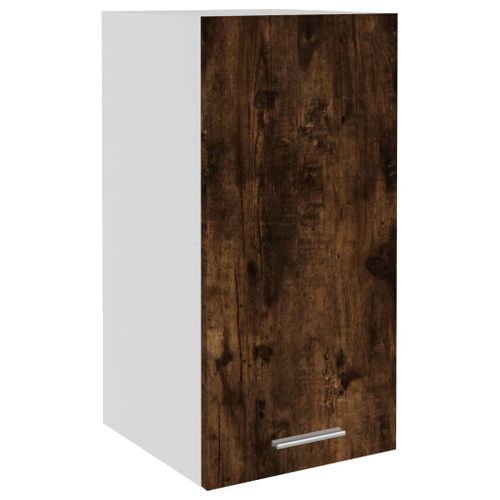 Meuble Haut De Cuisine, Armoire De Cuisine Murale Chêne Fumé 29,5x31x60 Cm Bois D'ingénierie