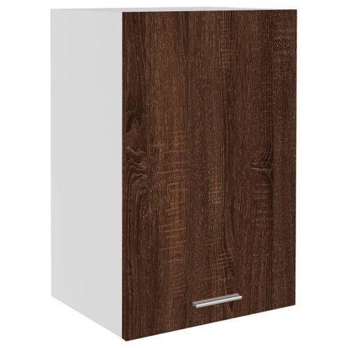Meuble Haut De Cuisine, Armoire De Cuisine Murale Chêne Marron 39,5x31x60 Cm Bois D'ingénierie