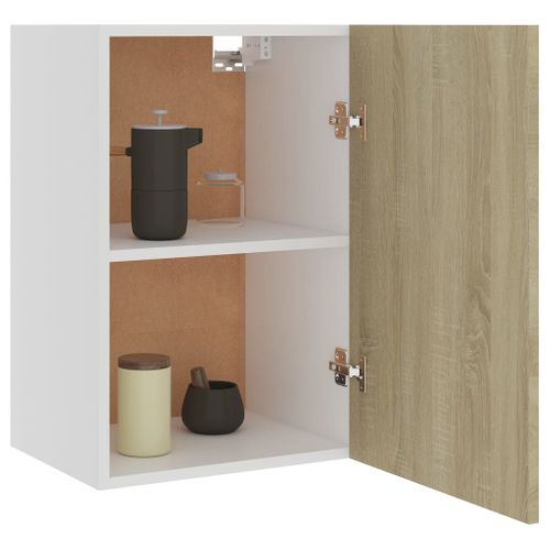 Meuble Haut De Cuisine, Armoire De Cuisine Murale Chêne Sonoma 39,5x31x60 Cm Bois D'ingénierie