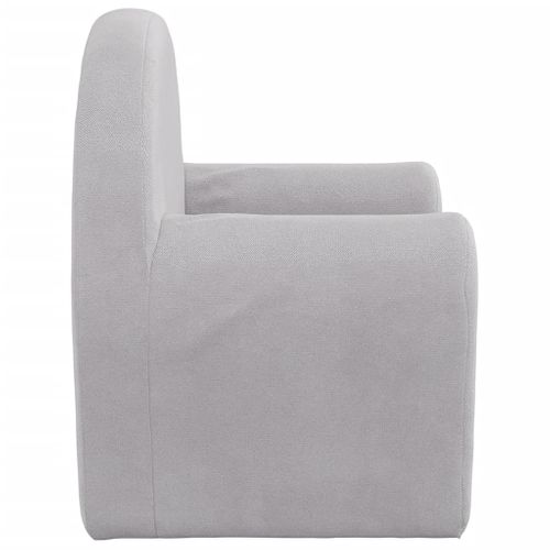 Canapé Convertible - Canapé-lit Pour Enfants Gris Clair Peluche Douce - 57 X (34-90) X 45cm