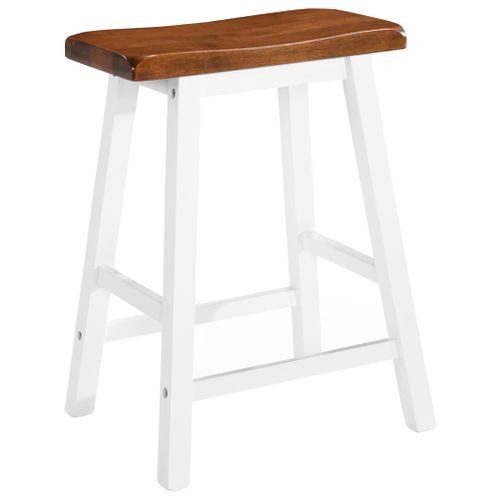 Ensemble 3 Pièces Table De Bar Et Tabouret - Table Haute - Table à Manger Bois Massif