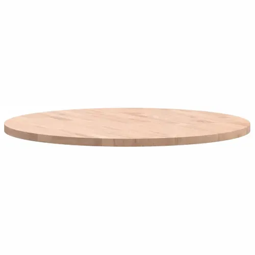Dessus De Table - Plateau De Table Bureau Ø80x2,5 Cm Rond Bois Massif De Hêtre