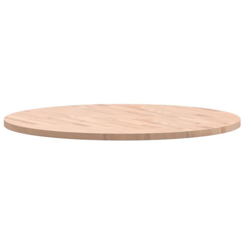 Dessus De Table - Plateau De Table Bureau Ø90x2,5 Cm Rond Bois Massif De Hêtre
