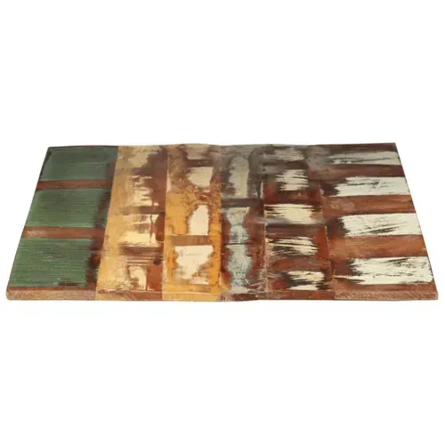 Dessus De Table - Plateau De Table Bureau Rectangulaire 60x120 Cm 15-16 Mm Bois Récupéré