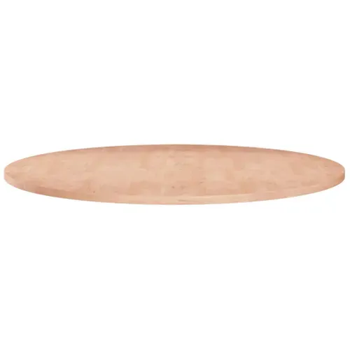 Dessus De Table - Plateau De Table Bureau Rond Ø60x1,5 Cm Bois De Chêne Massif Non Traité
