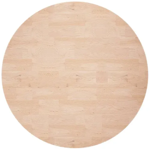 Dessus De Table - Plateau De Table Bureau Rond Ø60x4 Cm Bois De Chêne Massif Non Traité