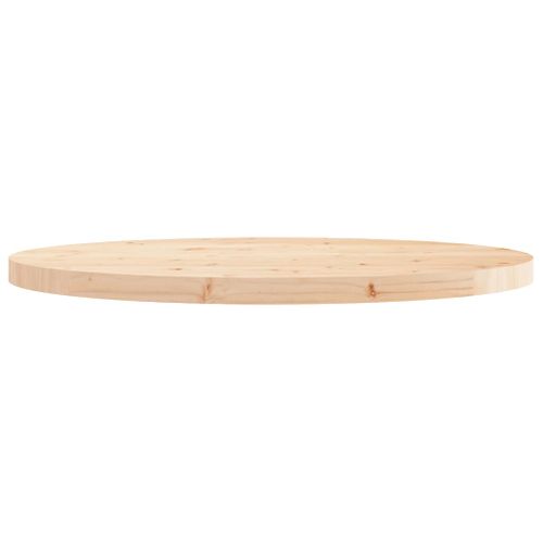 Dessus De Table - Plateau De Table Bureau Rond Ø90x3 Cm Bois De Pin Massif