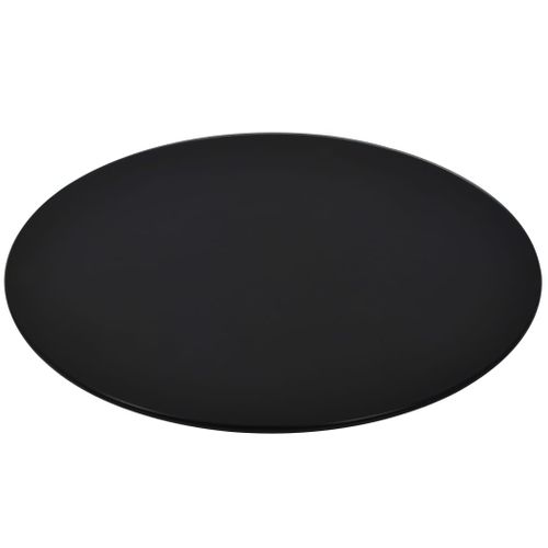 Dessus De Table - Plateau De Table Bureau Rond Verre Trempé 600 Mm