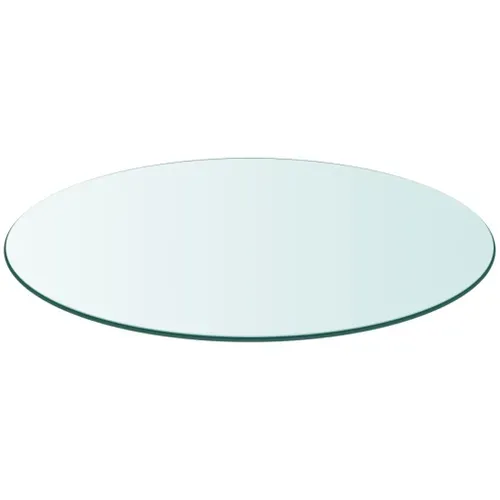 Dessus De Table - Plateau De Table Bureau Ronde En Verre Trempé 300 Mm
