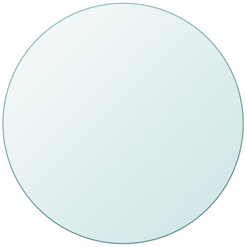 Dessus De Table - Plateau De Table Bureau Ronde En Verre Trempé 300 Mm