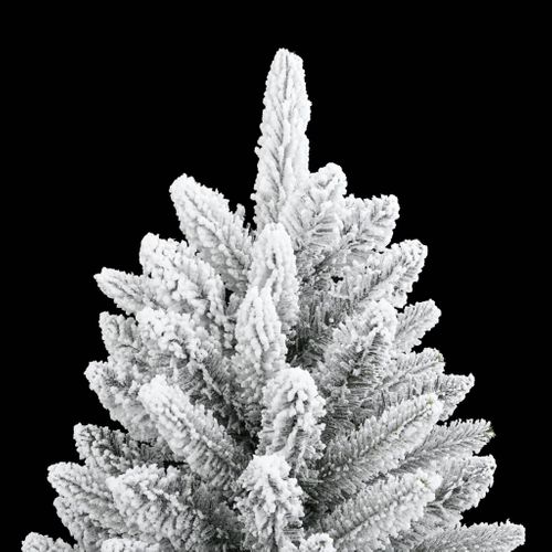 Sapin De Noël - Arbre De Noël Artificiel Avec Neige Floquée 150 Cm Pvc Et Pe