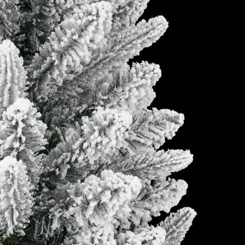 Sapin De Noël - Arbre De Noël Artificiel Avec Neige Floquée 150 Cm Pvc Et Pe