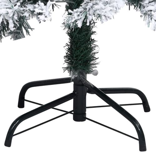 Sapin De Noël - Arbre De Noël Artificiel Avec Neige Floquée Vert 240 Cm Pvc