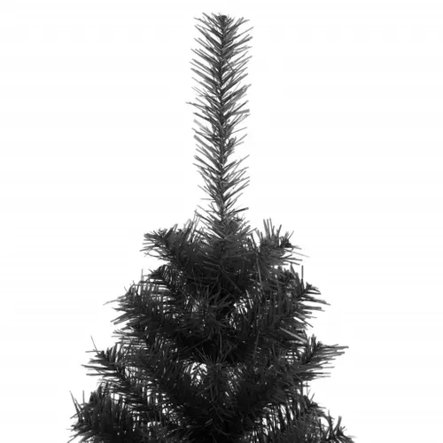 Sapin De Noël - Arbre De Noël Artificiel Avec Support Noir 150 Cm Pvc