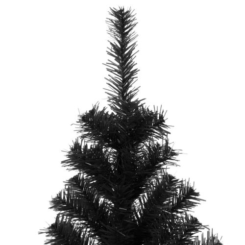 Sapin De Noël - Arbre De Noël Artificiel Avec Support Noir 180 Cm Pvc