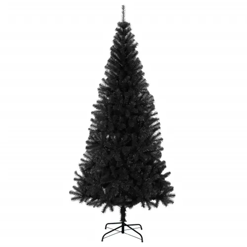 Sapin De Noël - Arbre De Noël Artificiel Avec Support Noir 180 Cm Pvc