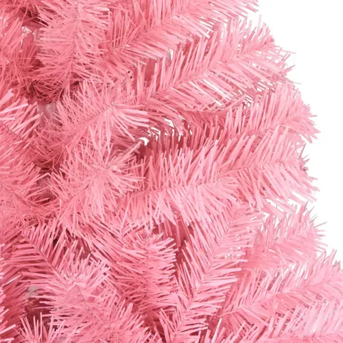 Sapin De Noël - Arbre De Noël Artificiel Avec Support Rose 180 Cm Pvc