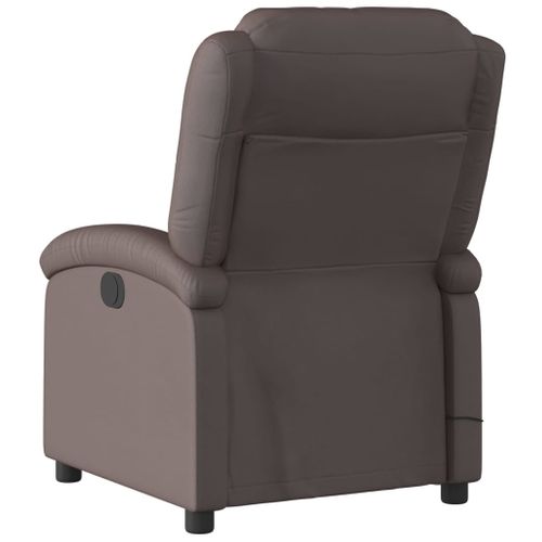 Fauteuil Relax - Fauteuil Inclinable - Fauteuil De Relaxation Électrique Marron Foncé