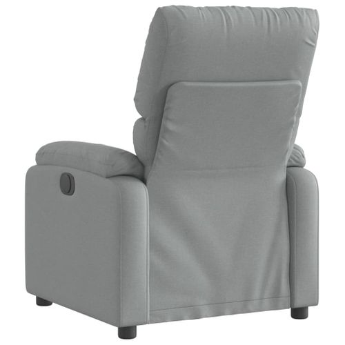Fauteuil Relax - Fauteuil Inclinable - Fauteuil De Relaxation Gris Clair Tissu