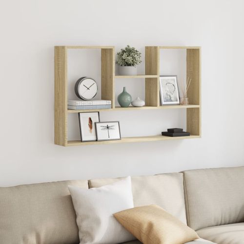 Étagère Murale - Étagère Flottante Chêne Sonoma 99x15x60 Cm Bois D'ingénierie