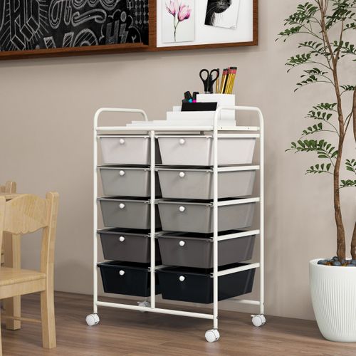 Chariot De Rangement Mince à Roulettes Avec Tablettes Et Poignée Pour Plus De Mobilité | Best Buy Canada