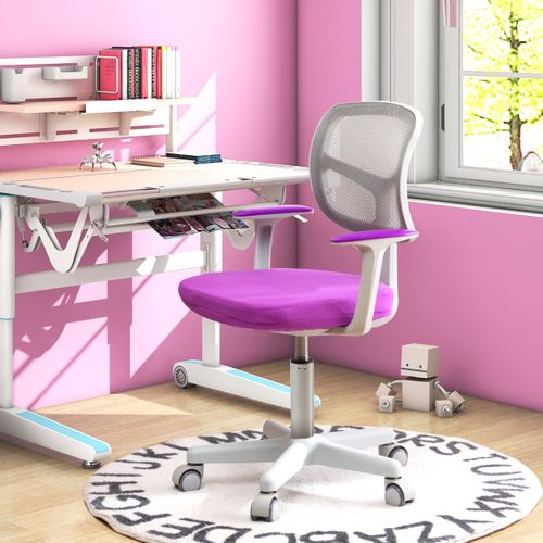 Fauteuil De Bureau, Chaise De Bureau Pour Enfants Chaise D’étude Avec Hauteur Réglable Pour Enfant