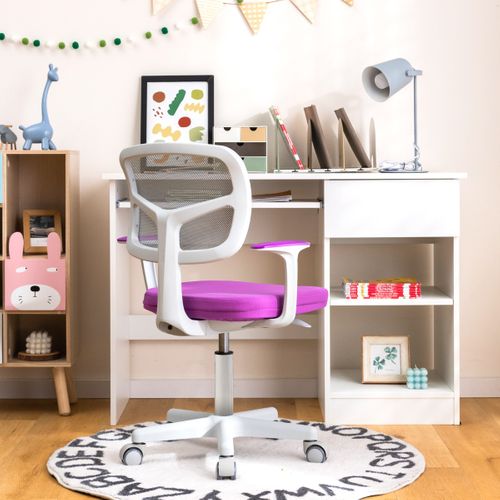 Fauteuil De Bureau, Chaise De Bureau Pour Enfants Chaise D’étude Avec Hauteur Réglable Pour Enfant