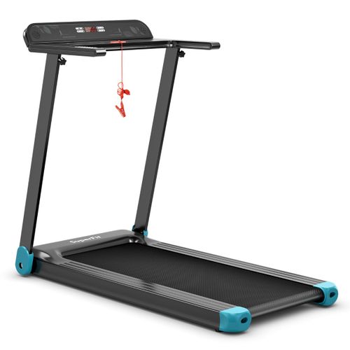 Tapis De Course, Tapis De Marche Electrique Tapis De Fitness Pliable Avec Contrôle Bleu