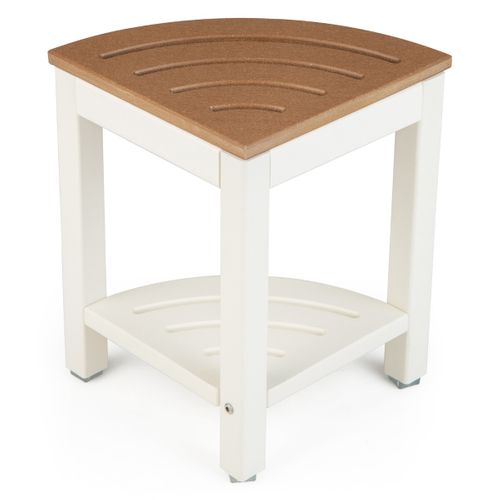 Tablette De Salle De Bain, Tabouret 2 Niveaux Pour Enfants Et Adultes Blanc