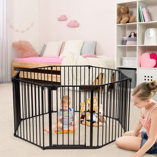 Barrière De Sécurité, Barrière De Protection Enfant Bébé Grille De Protection Cheminée Pare-feu