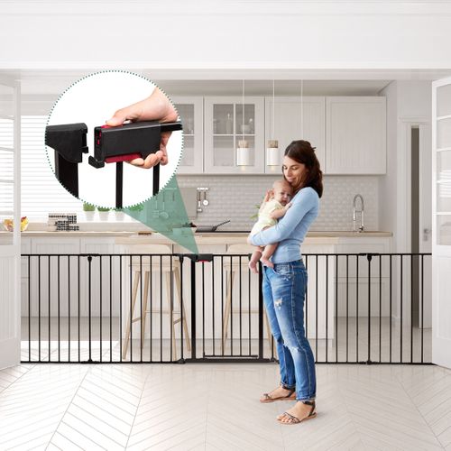 Barrière De Sécurité, Barrière De Protection Enfant Bébé Grille De Protection Cheminée Pare-feu