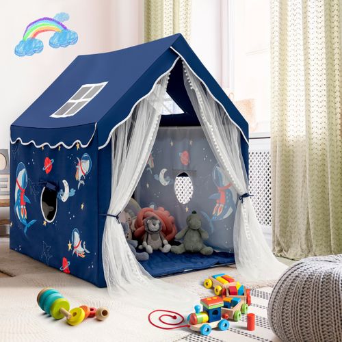 Tente De Jeux - Tente Pour Enfants Intérieur Cabane Avec Fenêtres En Maille Respirante