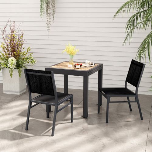 Chaises De Jardin Et Terrasse Sans Accoudoirs – Lot De Chaises Multicouleurs (Sans Marque)