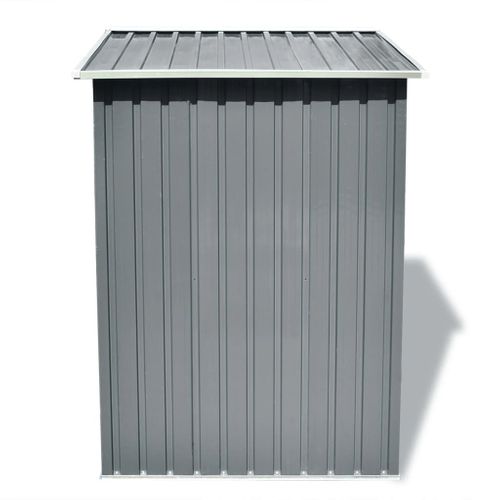 Abri De Jardin - Cabane De Jardin - Abri De Stockage Pour Jardin Métal Gris 204 X 132 X 186 Cm
