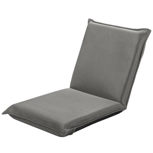 Coussin De Sol Pliable Canapé-lit Tatami Inclinable En 6 Position 44 X 54,5 X 53,5 Cm Gris