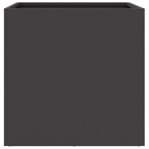 Jardinière - Pot De Fleurs Noir 49x47x46 Cm Acier