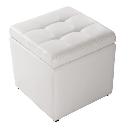 Boîte De Rangement Ottoman Chesterfield - Repose-pieds Avec Rangement - 102x46x36cm - Neuf