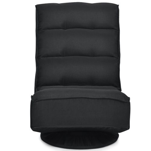 Coussin De Sol, Chaise Relax Pliable Et Réglable En 5 Positions Pivotant 360 Degrés Rembourrée