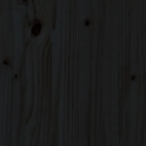 Lot De 2 Chaises De Jardin - Fauteuils D'extérieur Noir Bois Massif De Pin A358