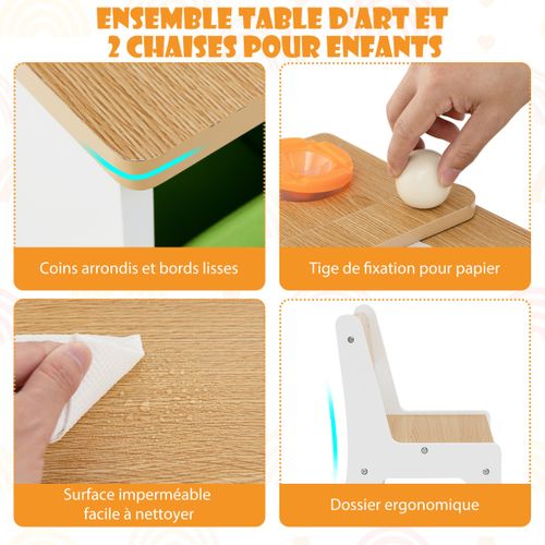 DREAMADE Table Enfants avec 4 Chaises,Bureau Multifonctionnel Tout-Petits avec Plateau de Graffiti,Hauteur Réglable,Pieds Antidérapants,Table d'art et Chaises pour Maison,Crèche,École (Rose DREAMADE Table Enfants avec 4 Chaises,Bureau Multifonctionnel Tout-Petits avec Plateau de Graffiti,Hauteur Réglable,Pieds Antidérapants,Table d'art et Chaises pour Maison,Crèche,École (Rose