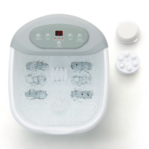 Masseur Pieds Bain De Pieds Avec Massage Automatique Massage Pieds 35-46°c Gris