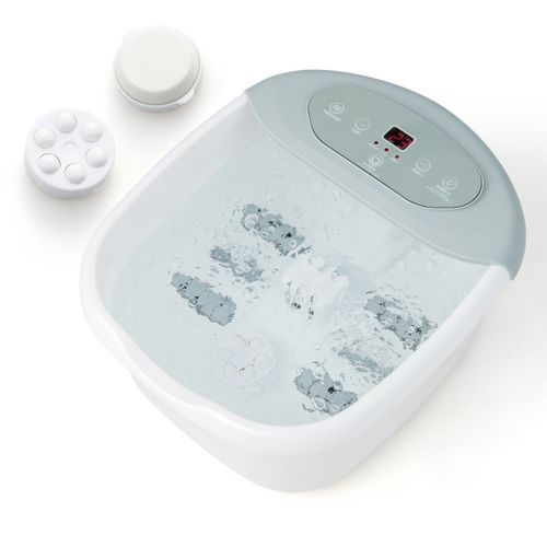 Masseur Pieds Bain De Pieds Avec Massage Automatique Massage Pieds 35-46°c Gris